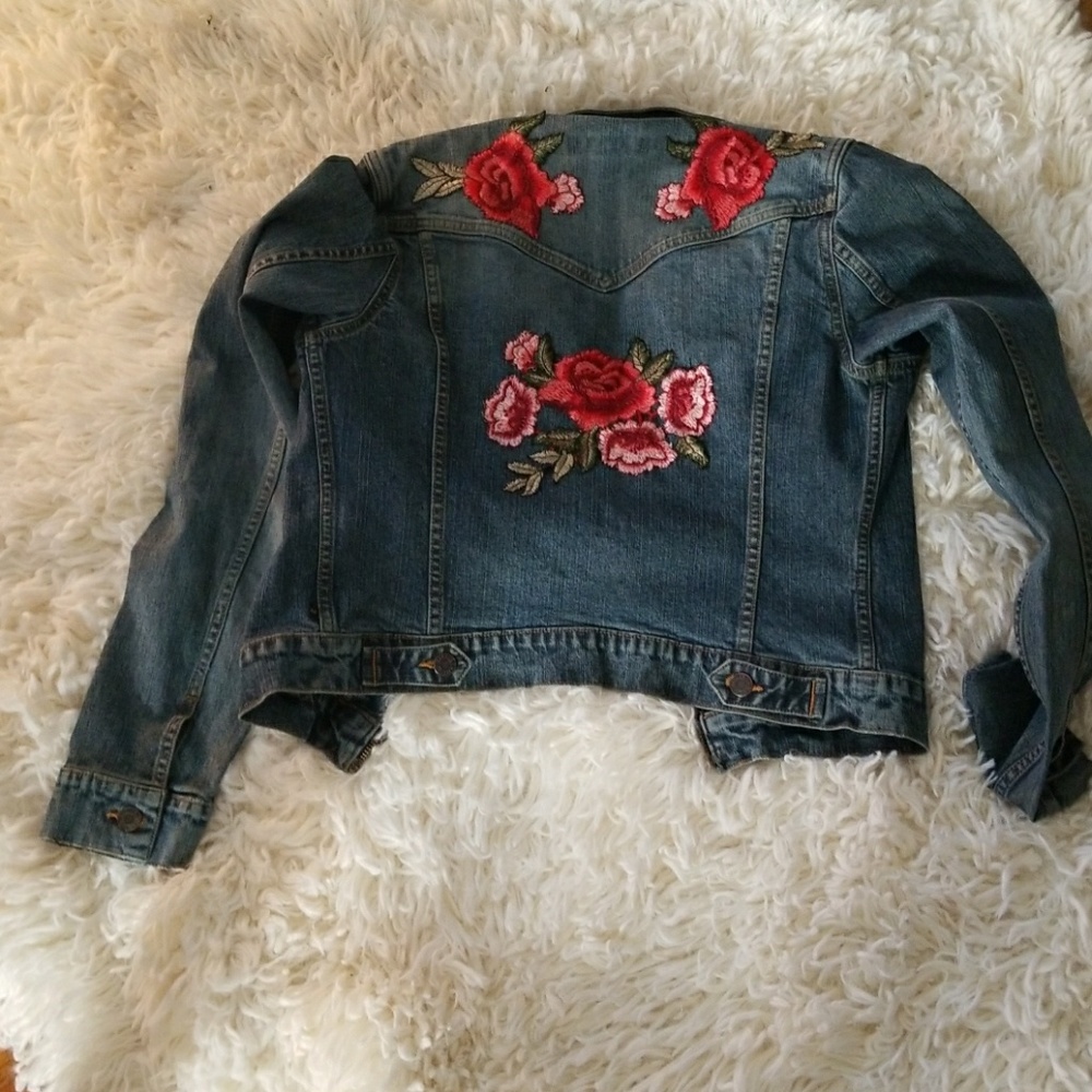 Patched and studded jacket